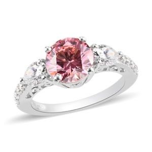 SWAROVSKI Fancy Pink Zirconia Ring